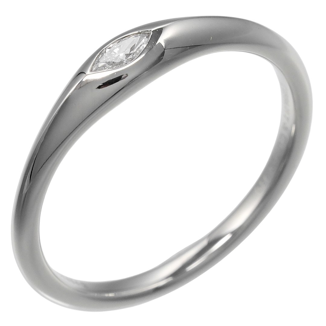 【日本直送】蒂芙尼 戒指 马眼形 16号 戒指 Pt950铂金 钻石 约4.18g TIFFANY&Co.【二手】A级 - 戒指 - 贵金属 银色
