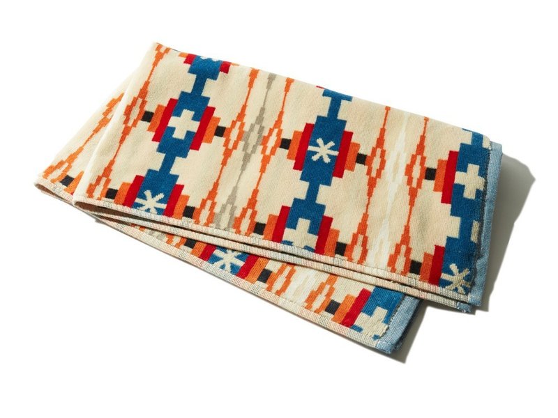SP x PENDLETON HAND TOWEL 淡棕色 (手巾/毛巾) - 手帕/方巾 - 棉．麻 卡其色