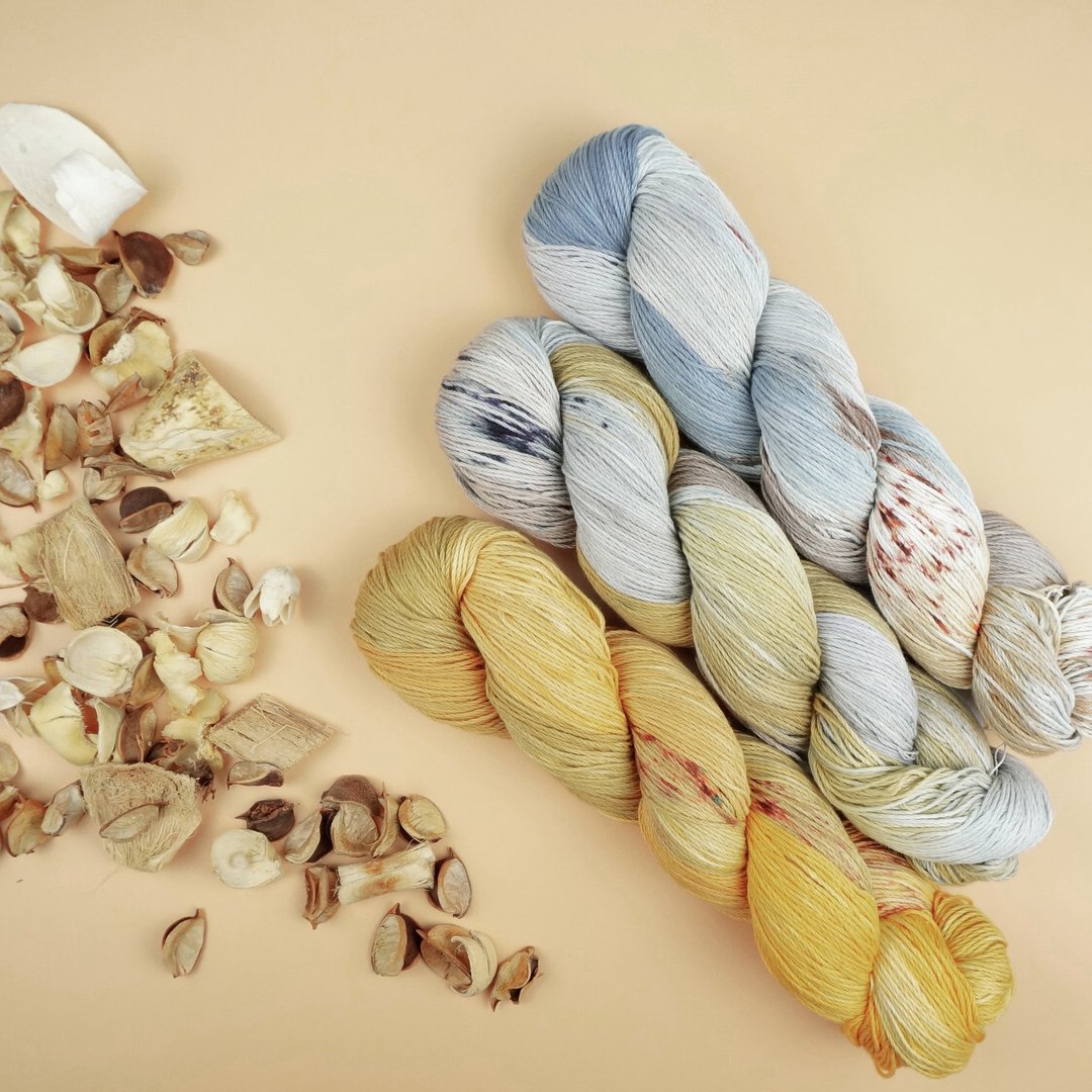 全棉手染COTTON 100% (M1178) 3-3.5MM - 编织/刺绣/羊毛毡/裁缝 - 棉．麻 灰色