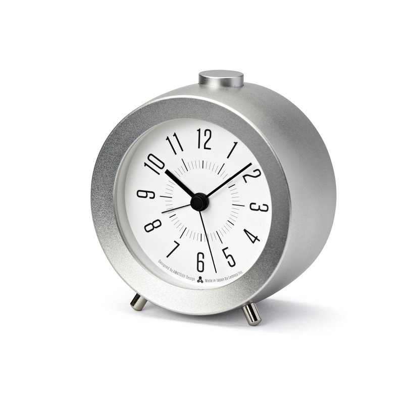 Lemnos JIJI Alarm 闹钟 - 银 - 时钟/闹钟 - 其他金属 银色