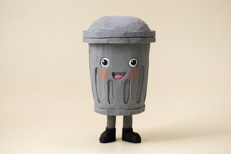 Binny - 玩偶/公仔 - 木头 灰色