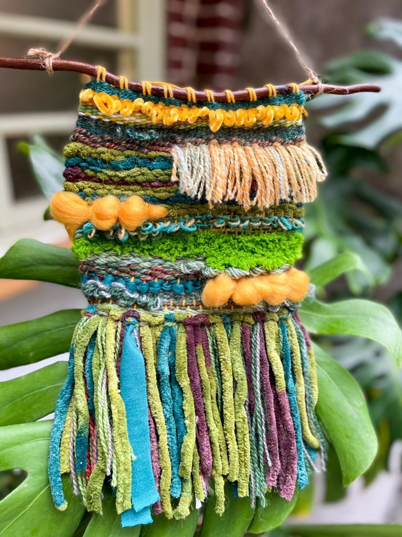 实体 | 中坜 | 手作梭织挂画 基础织布体验 居家装饰 一人成团 - 编织/羊毛毡/布艺 - 棉．麻 