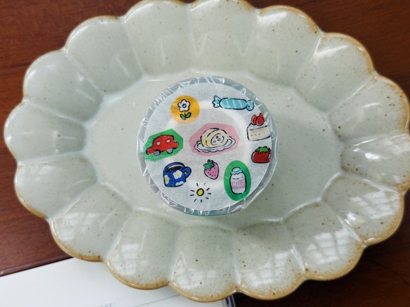 PET胶带 90s色块小物 - 纸胶带 - 塑料 