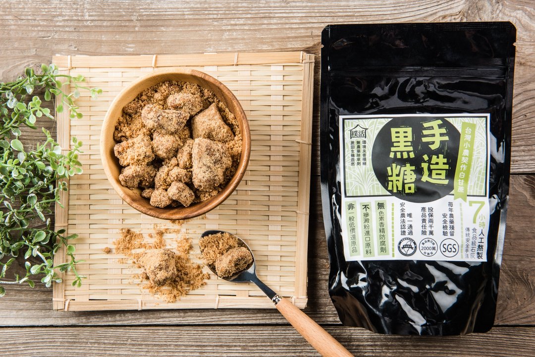 【朴活】柴烧手造原味黑糖 150g - 蜂蜜/黑糖 - 新鲜食材 咖啡色