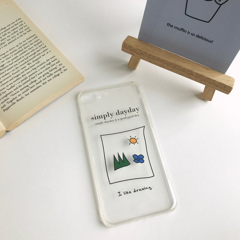 简约卡通画 手机软壳 - Original series - 香港设计 - 手机壳/手机套 - 塑料 透明