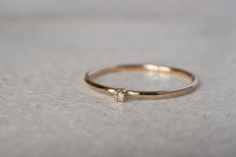 憧憬 闪耀 - 戒指 - 其他金属 金色