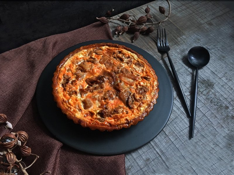 南洋苹果猪肉派 /可生酮 sambal sauce pork Quiche - 咸派/甜派 - 新鲜食材 