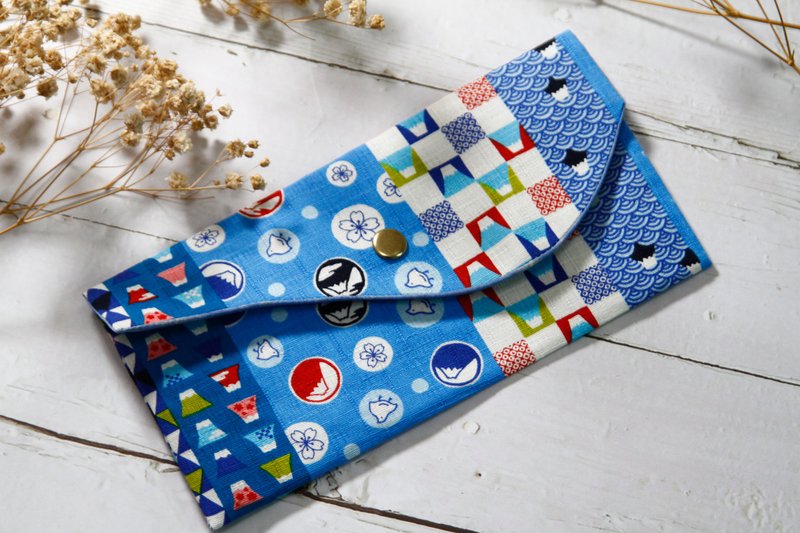 【Gi LAI】10*20Cm开运红包袋 存折袋-富士山小图组合 - 皮夹/钱包 - 棉．麻 