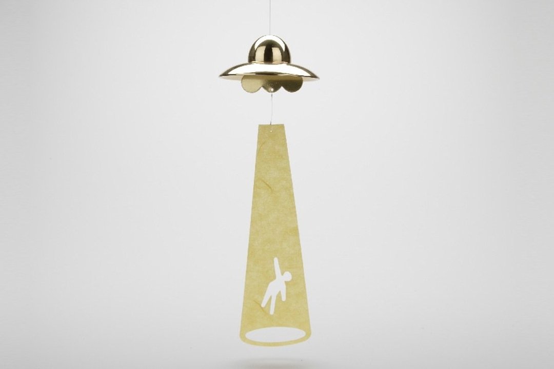 风铃 - UFO 金 - 摆饰 - 铜/黄铜 金色