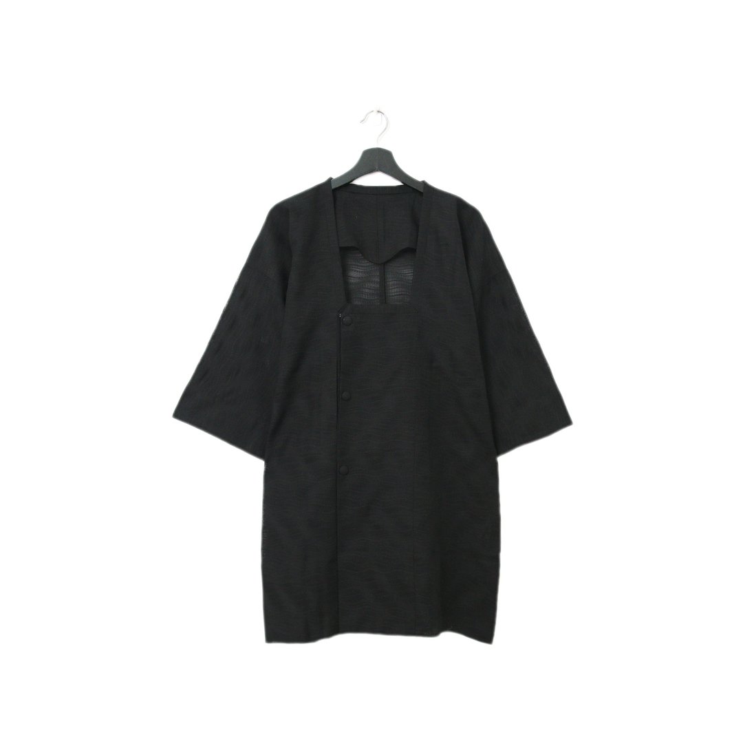 Back to Green-日本透肤羽织  道行 线条 tf-28/vintage kimono - 女装休闲/机能外套 - 棉 