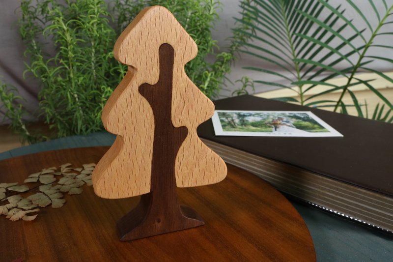 疗愈系木偶 x 心愈伙伴 - 针叶树(白) - 玩偶/公仔 - 木头 白色