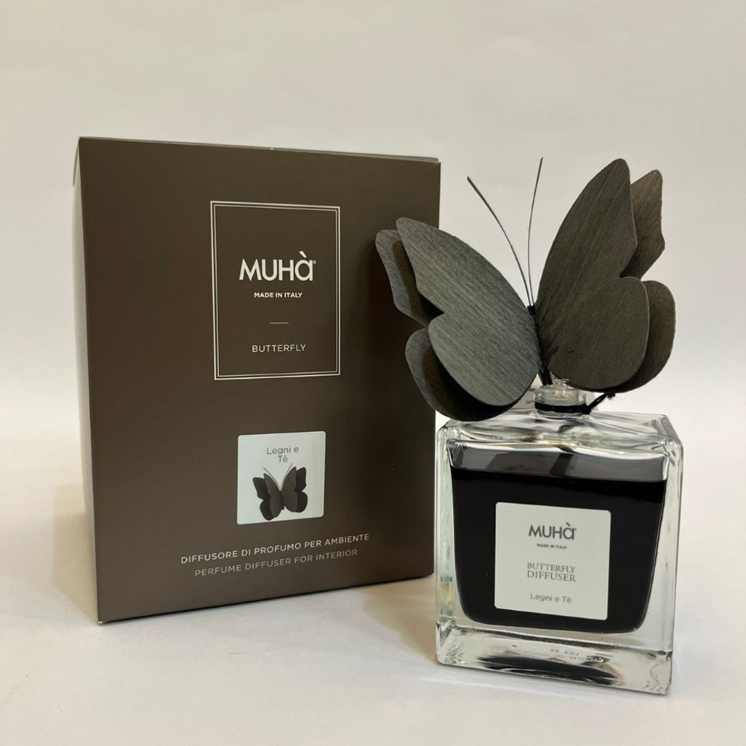 MUHà穆哈香氛 黑蝴蝶-木韵伯爵 100/180ml - 香薰/精油/线香 - 精油 黑色