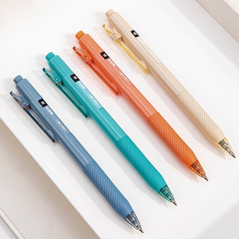 得力Deli NU SIGN臻顺滑中性笔 NS568 黑芯 0.5mm 混款出货 - 圆珠笔/中性笔 - 塑料 多色