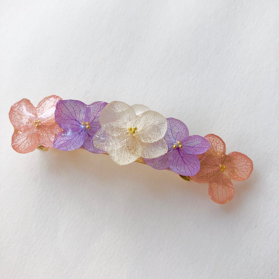 Hydrangea's Simple Valletta*Pink Amethyst* - 发饰 - 植物．花 粉红色