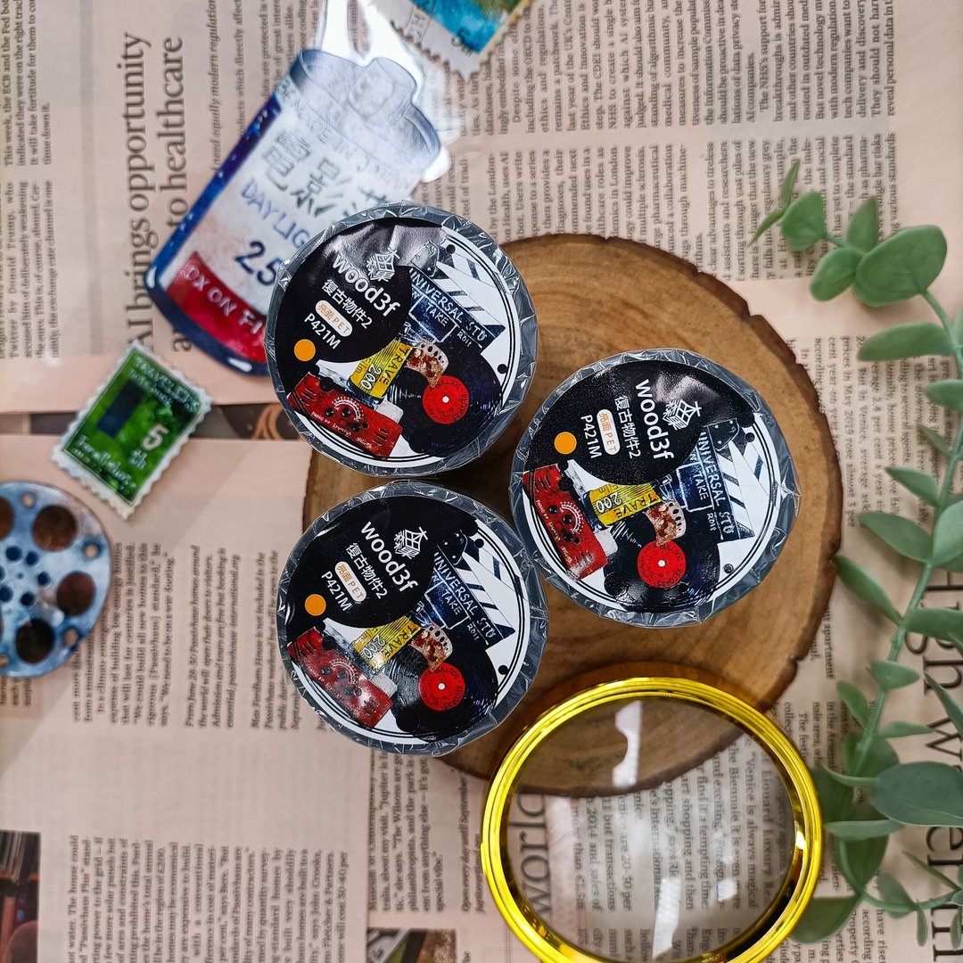 復古物件2 / 裝飾膠帶 - 纸胶带 - 塑料 多色