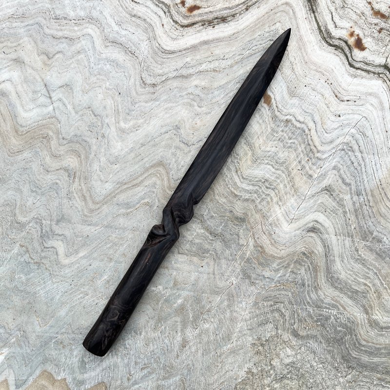 我贩剑　魔剑　宵噤　匕首　妖刀纸镇 - 摆饰 - 木头 黑色