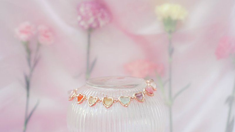 Lot of Love Choker - 项链 - 半宝石 银色