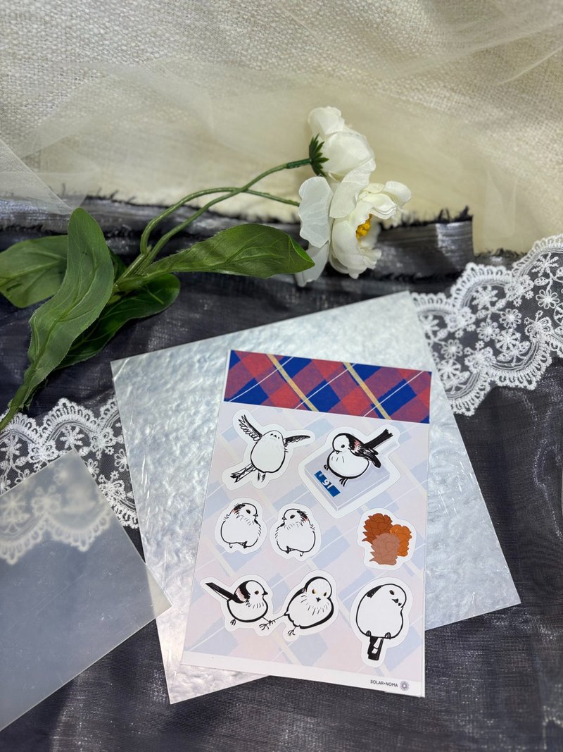 手工制作贴纸11.5X16cm - 贴纸 - 纸 多色