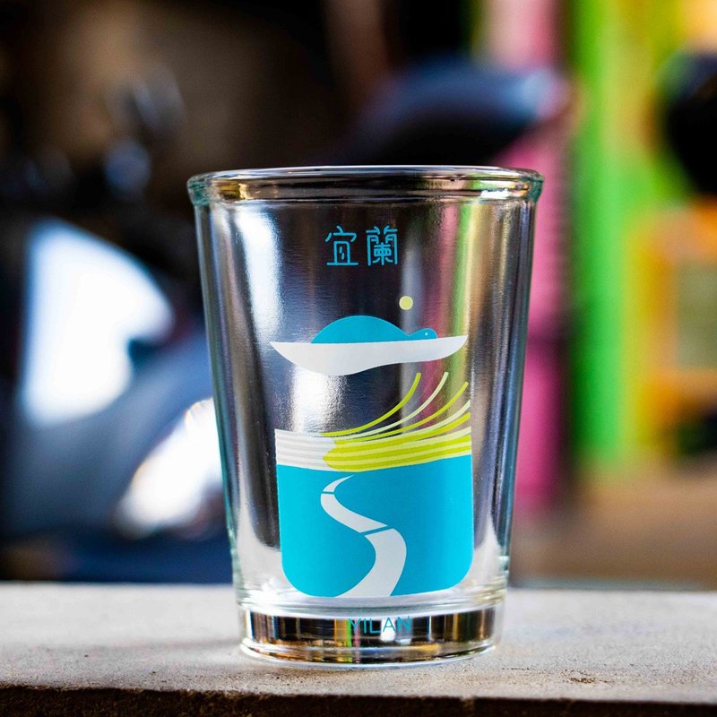 台湾城市纪念啤酒杯/玻璃杯(宜兰) 台湾纪念品/礼物 - 玻璃杯 - 玻璃 多色