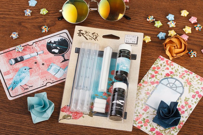 春你佮我墨水套组 - 其他书写用品 - 其他材质 粉红色