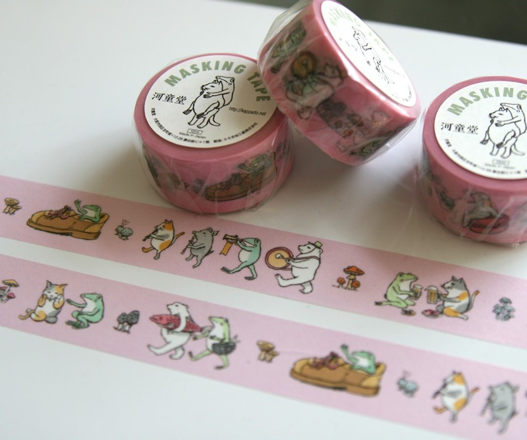 Masking tape pink - 纸胶带 - 纸 粉红色