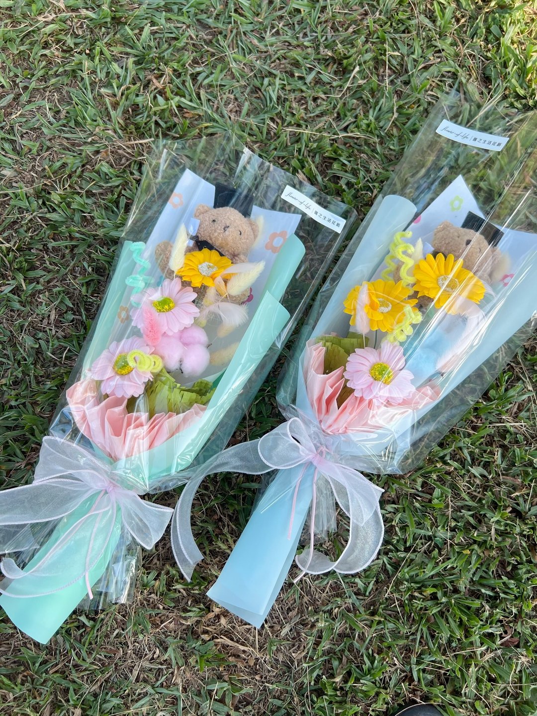 【毕业花束】flower-of-life 小太阳的远征 毕业花束 小小毕业生 - 干燥花/捧花 - 植物．花 多色