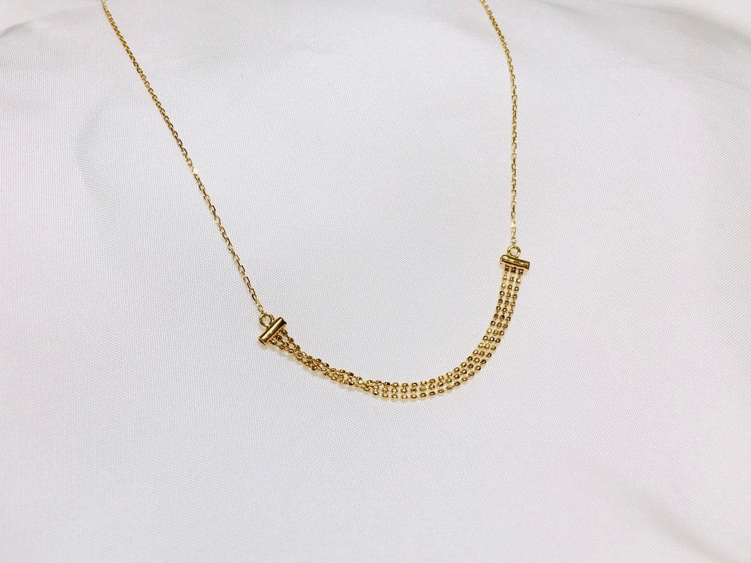 【Moriarty Jewelry】日本18K  - 温柔的微笑系列  - K金项链 - 项链 - 贵金属 