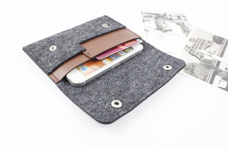 限时特价 仅此一个 售完即止 深灰色 毛毡 苹果 iphone 6 / iphone 6S 保护套 毛毡套 iphone 7 手机套 手机袋 - 其他 - 其他材质 