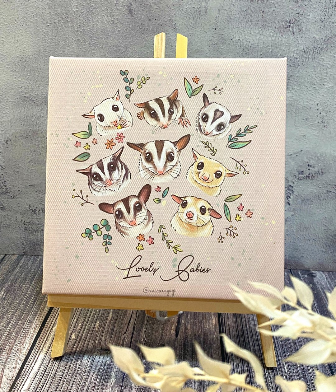 【加购印刷品】方形无框画 /送礼首选/婚礼布置 - 画框/相框 - 棉 多色