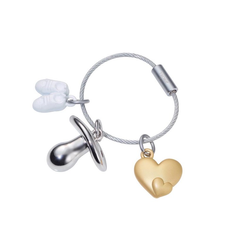 【定制化】宝宝诞生派对钥匙圈 - 钥匙链/钥匙包 - 其他金属 银色