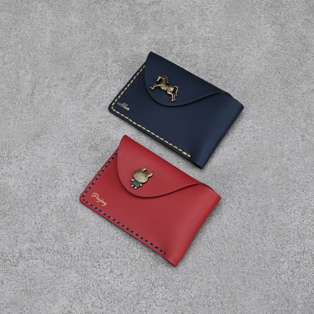 名片夹 名片盒 定制 卡夹 皮夹 卡套 票卡 card holder - 名片夹/名片盒 - 真皮 多色