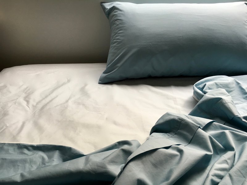 单人_夜里为我守候有机棉单人绑带款被套_靛蓝色 - 寝具 - 棉．麻 