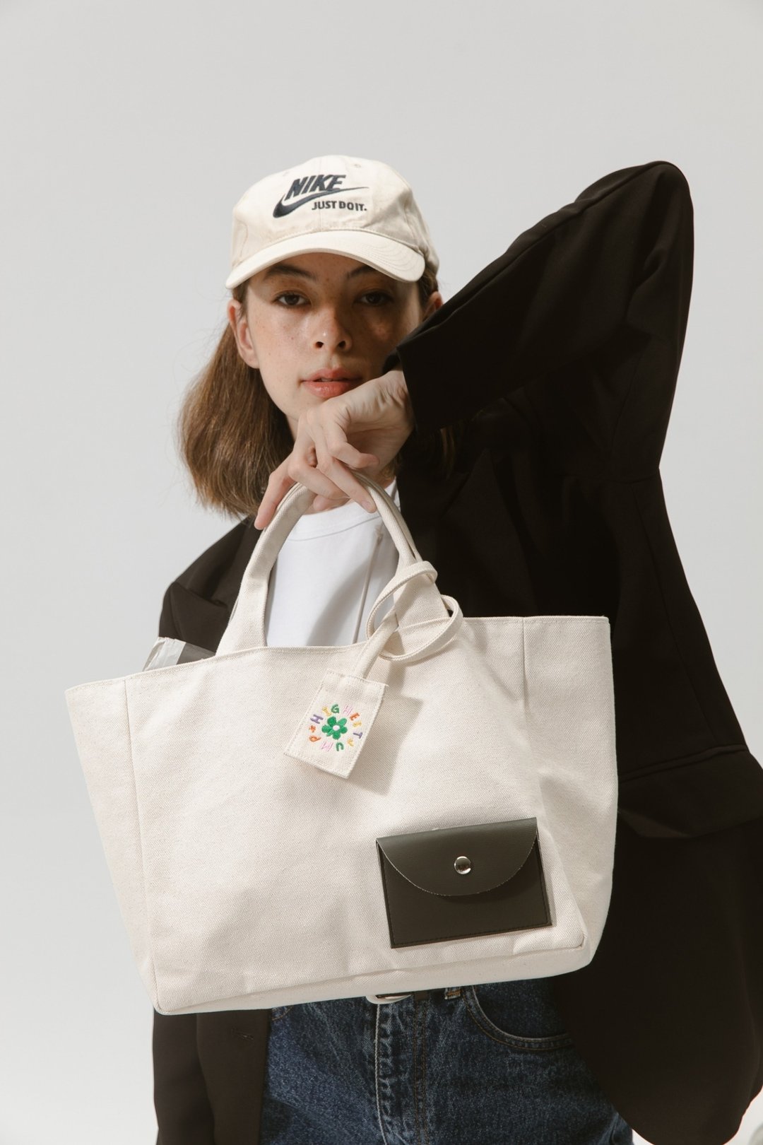 Olivia tote bag - 手提包/手提袋 - 聚酯纤维 多色