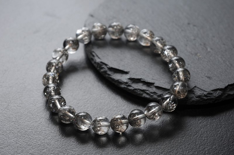 银发晶聚宝盆款手珠  /开运/招财/破煞/防小人 - 手链/手环 - 水晶 