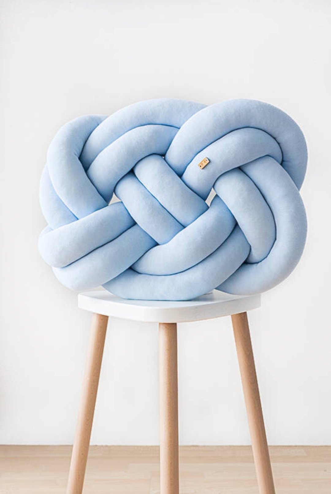 Knot Cushion 缠绕抱枕 | 经典款天空蓝    乔迁礼物 - 寝具 - 棉 蓝色
