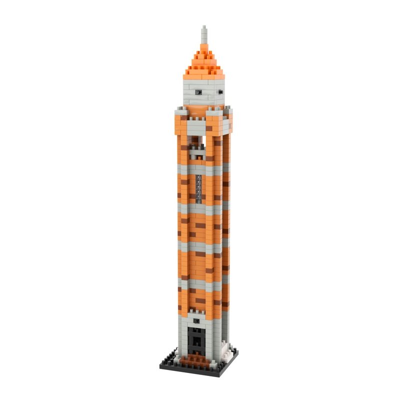 (预购) Archbrick 香港沙田广源邨钟楼 微积木 - 摆饰 - 塑料 多色