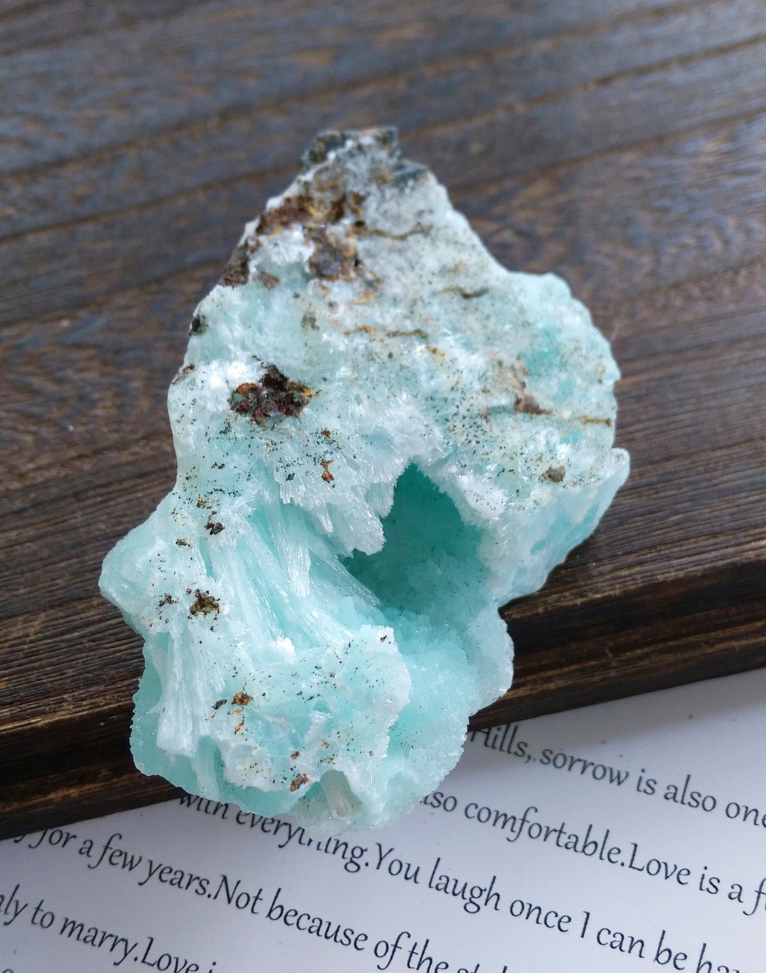Blue Aragonite 云南产地  蓝文石 蓝霰石 天然矿石 原矿 - 摆饰 - 其他材质 