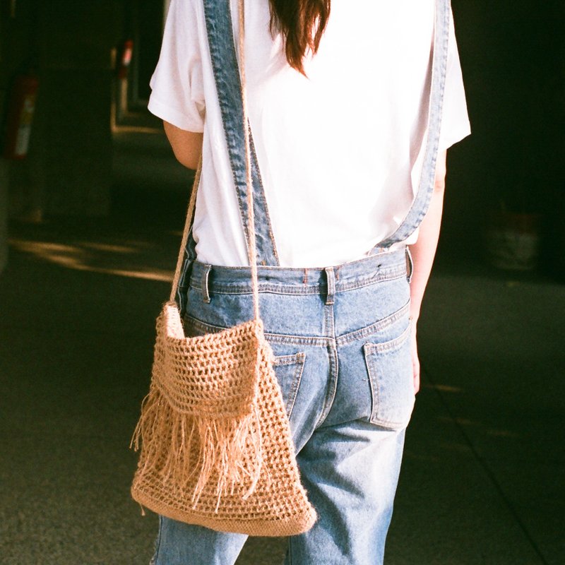 荞麦面-简单外出包 - 侧背包/斜挎包 - 棉．麻 