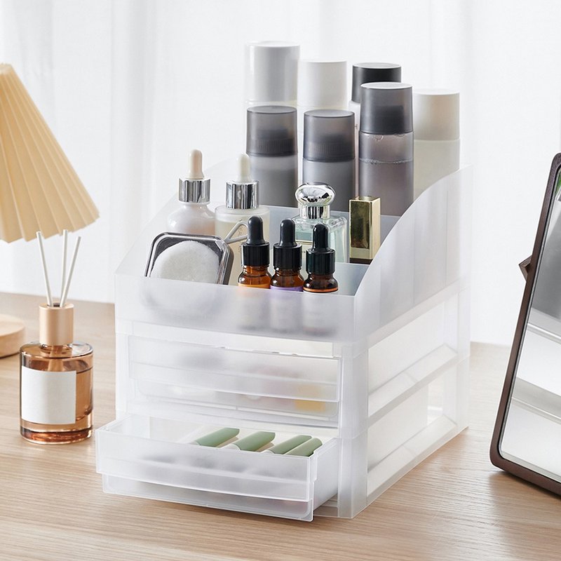 日本天马 PROfix 桌上型分格抽屉收纳盒(2低抽) - 收纳用品 - 塑料 