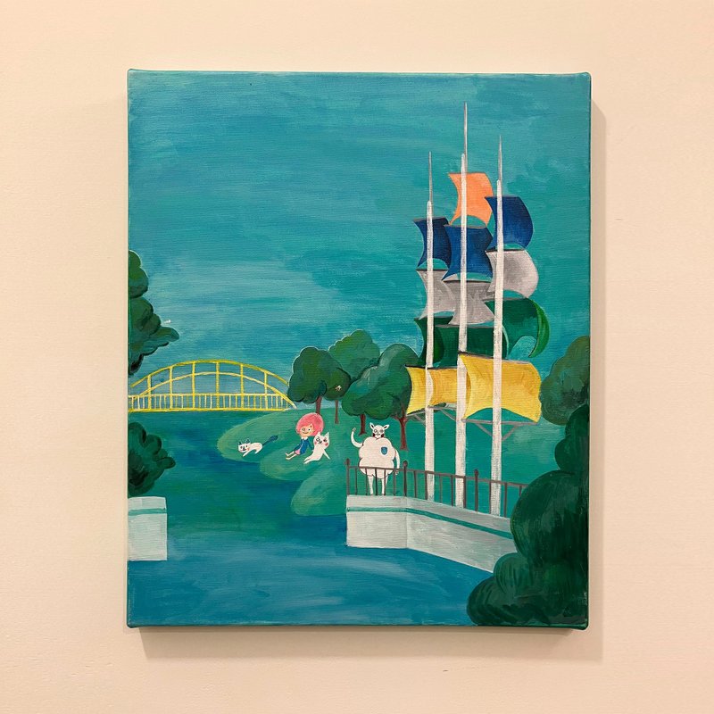 小伙伴们于河滨公园 - 海报/装饰画/版画 - 压克力 多色