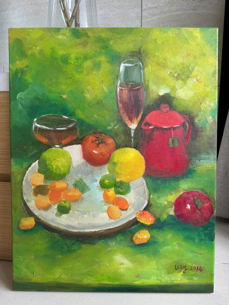 果香时光 - 静物油画 手绘原作 餐厅摆饰 - 海报/装饰画/版画 - 棉．麻 