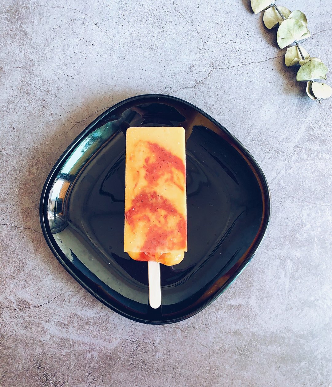 双莓芒果/全素 - 冰淇淋/冰棒 - 新鲜食材 橘色