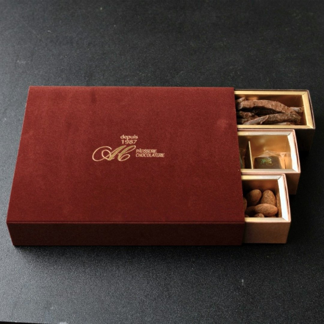 三块装巧克力 - 巧克力 - 新鲜食材 咖啡色