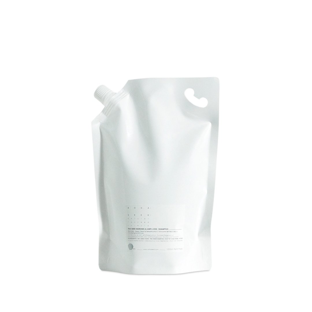茶籽调理式防脱洗髪露 ( 修复、无硅、1000ml 补充装) - 洗发用品 - 植物．花 