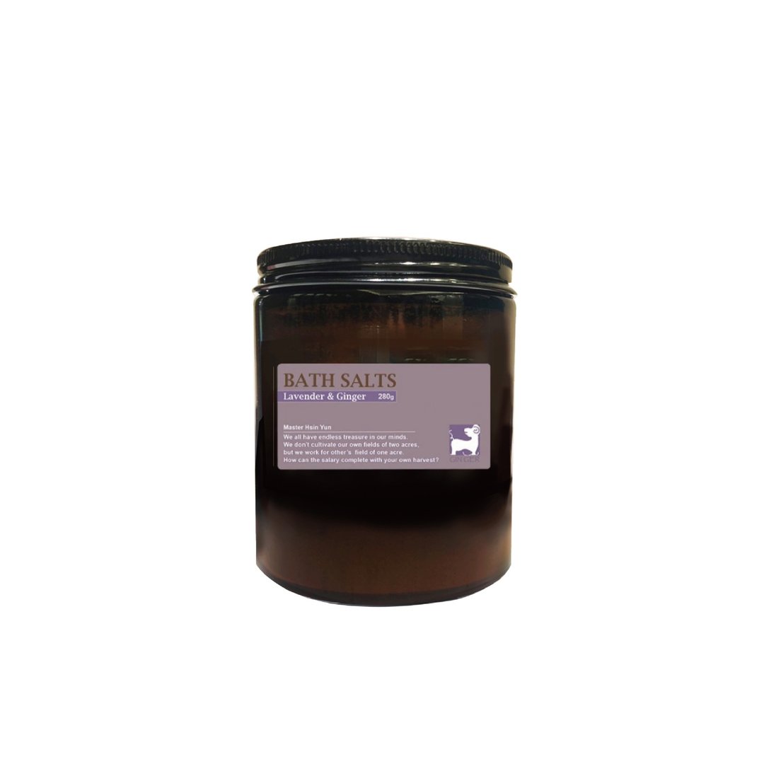 【GIN-GER】薰衣草沐浴盐280g - 沐浴用品 - 其他材质 