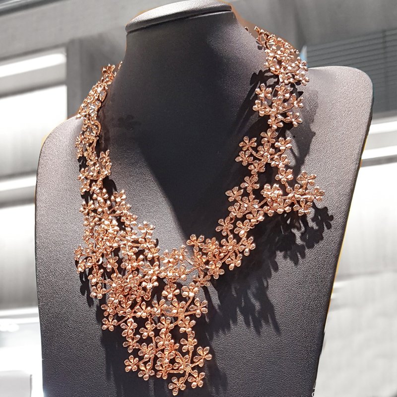 Necklace Flower  Pendant Jewelry - 项链 - 其他金属 