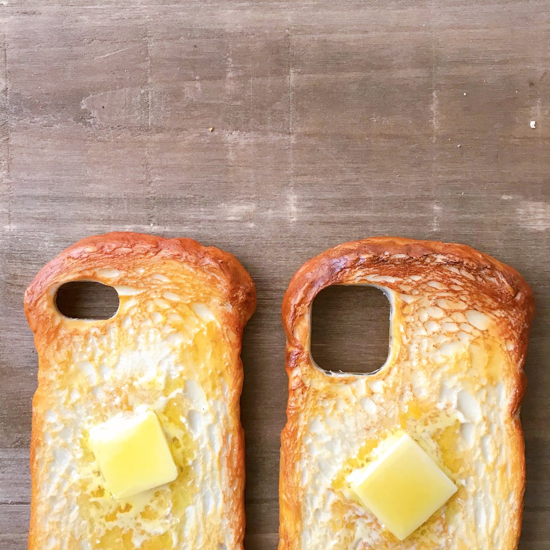 iPhoneXR  butter toast iPhone case - 手机壳/手机套 - 粘土 咖啡色