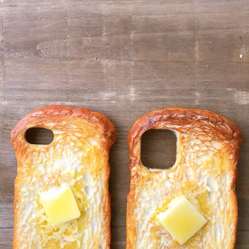 iPhoneXR  butter toast iPhone case - 手机壳/手机套 - 粘土 咖啡色