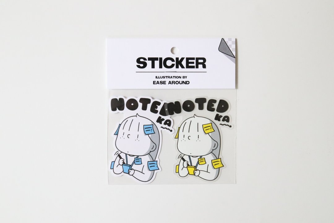 STICKER SET - NOTED KA - 贴纸 - 纸 多色