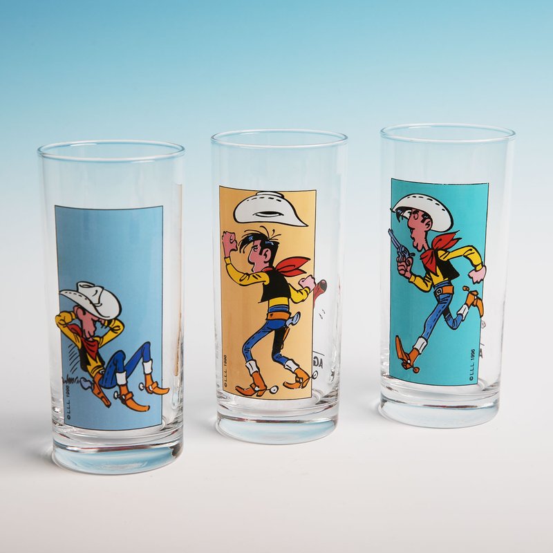 桑惠商号1996s AGFA X 比利时 Lucky Lucky 果汁杯 水杯 玻璃杯 - 玻璃杯 - 玻璃 透明